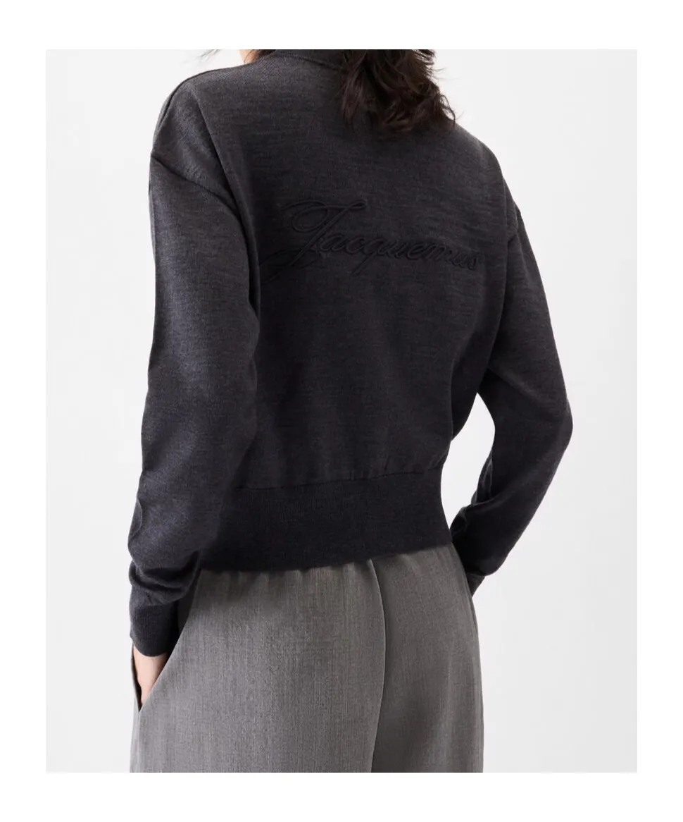 Embroidered Knitted Cardigan
