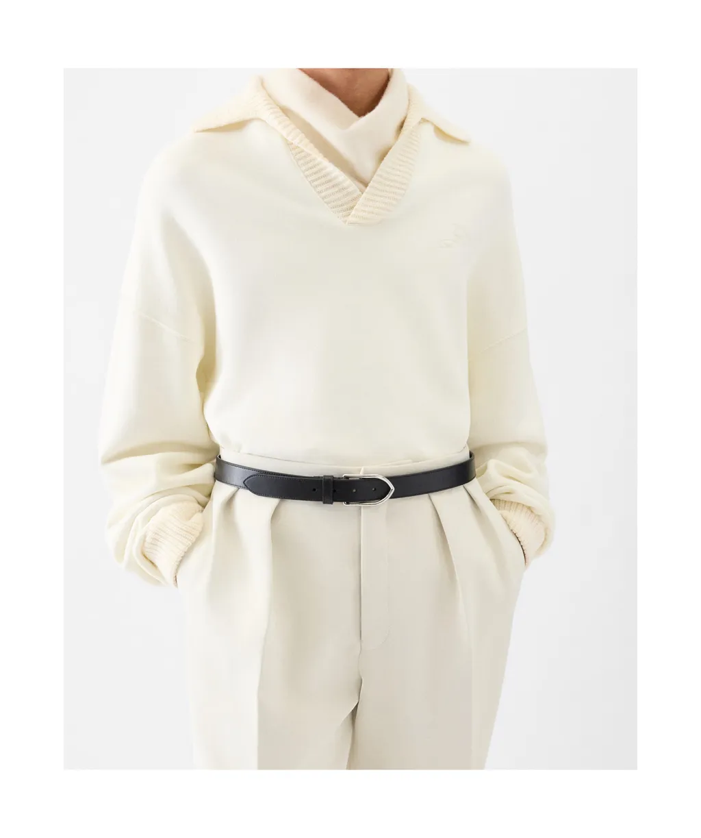 Punto Long-Sleeve Polo Shirt