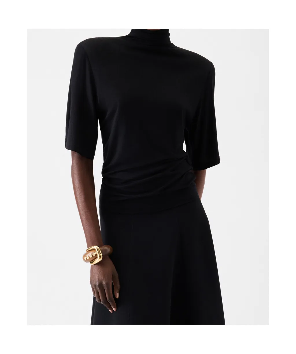 Drapey Turtleneck T-Shirt