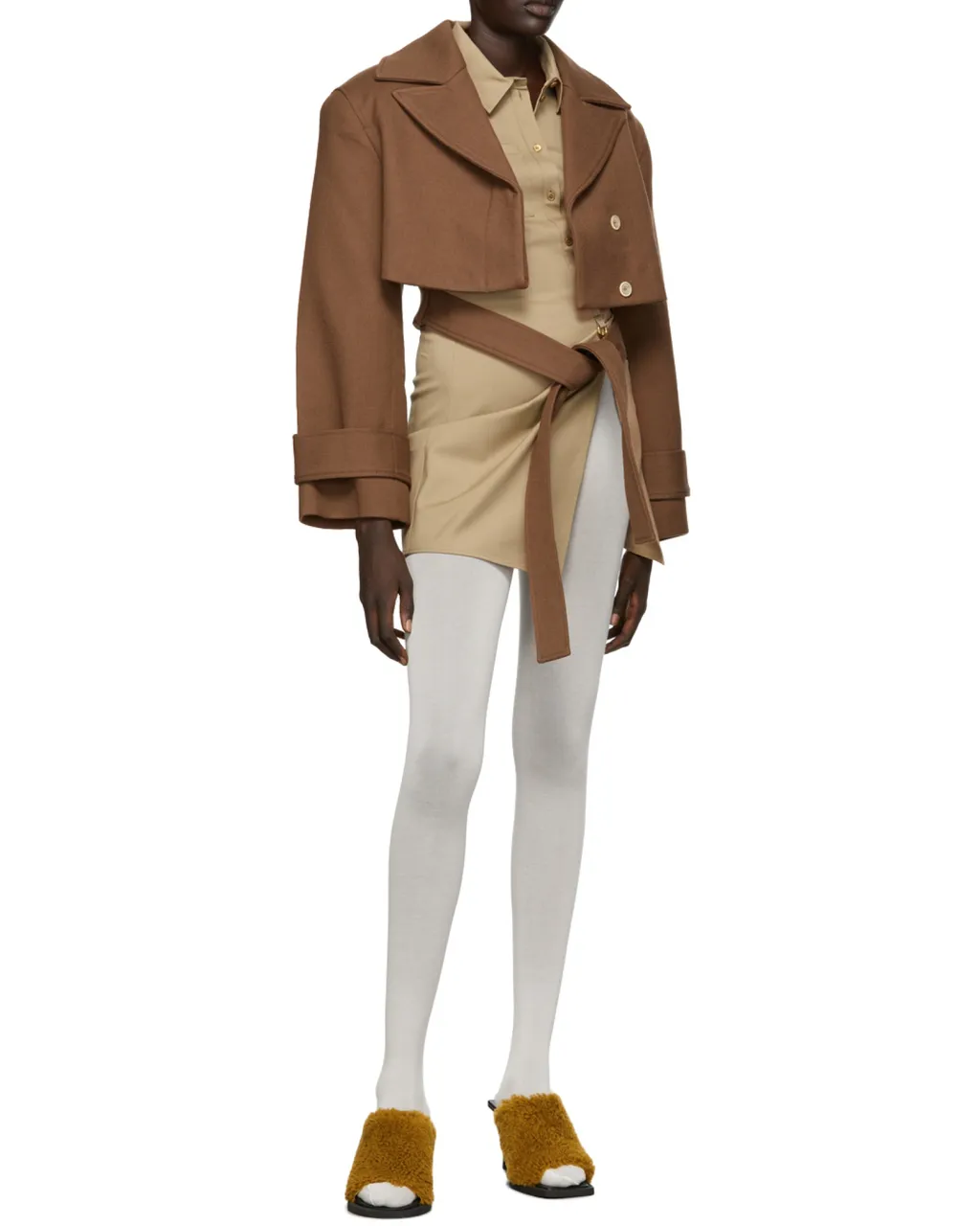 Ruched Long-Sleeved Top