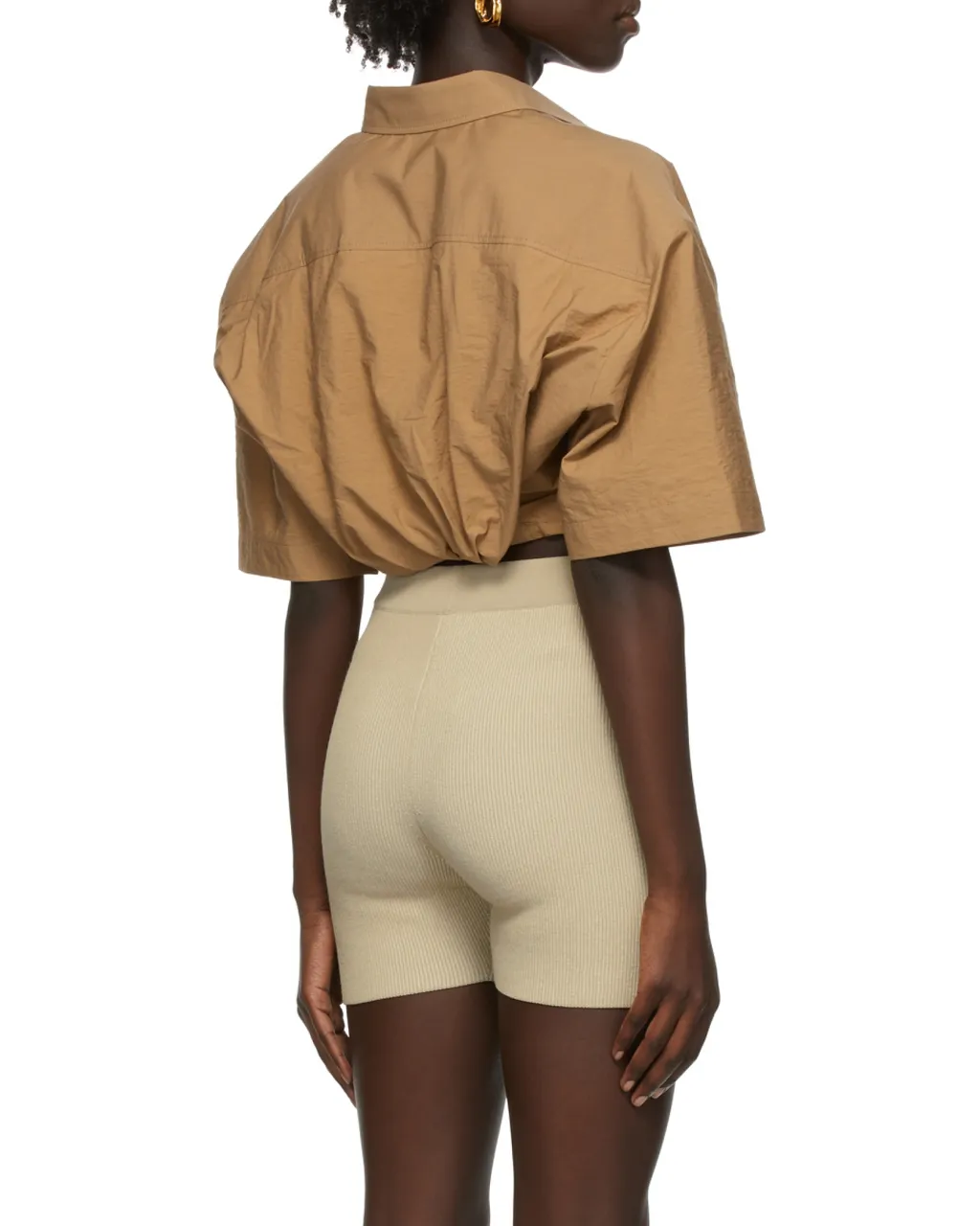 Logo Lapel Short-Sleeved Shirt