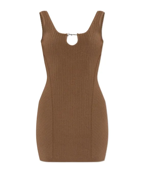 Scalloped Mini Dress