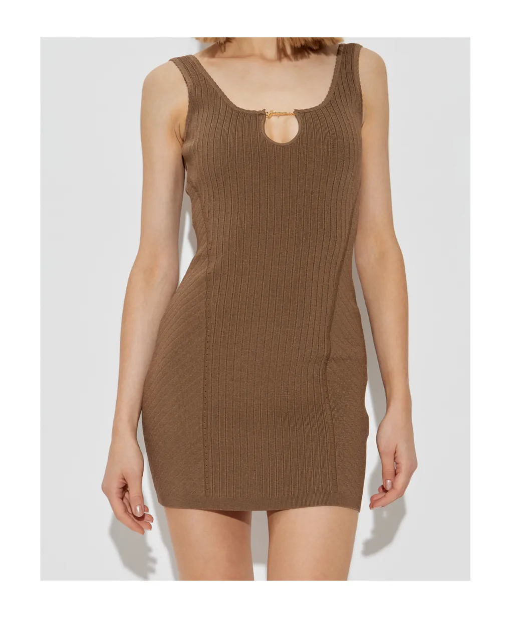 Scalloped Mini Dress
