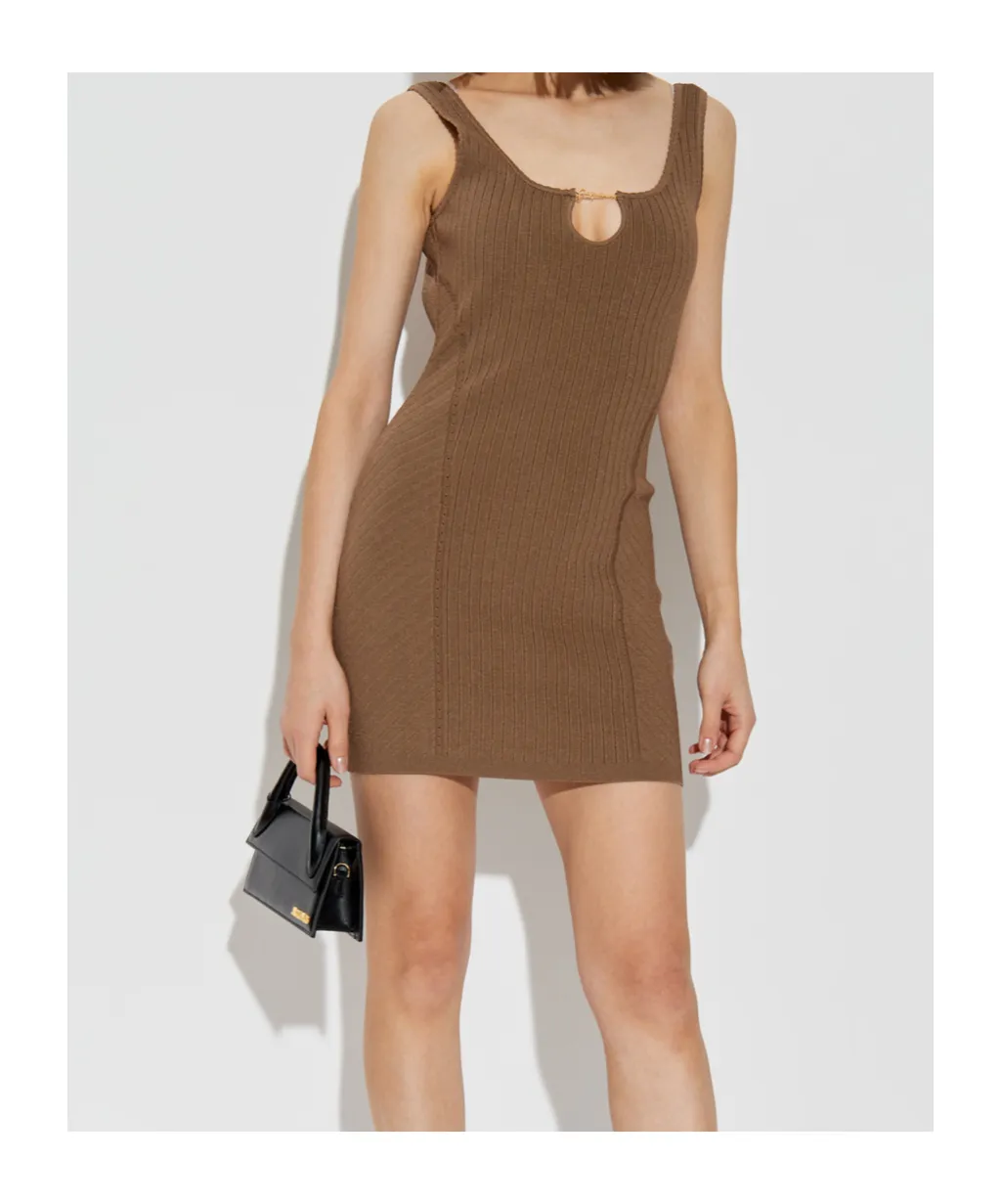 Scalloped Mini Dress