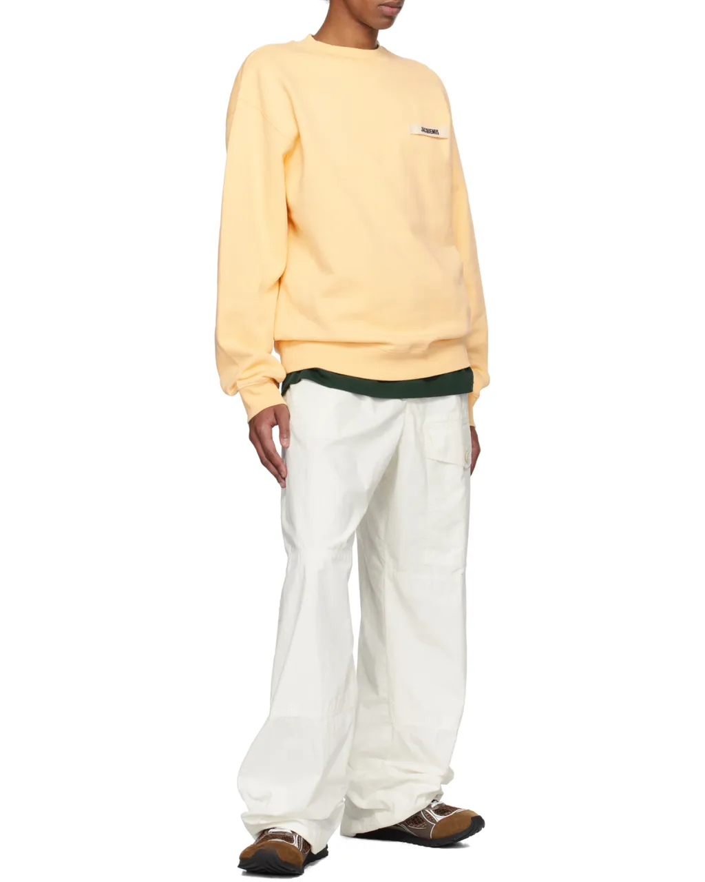 Logo Patch Crewneck Sweatshirt