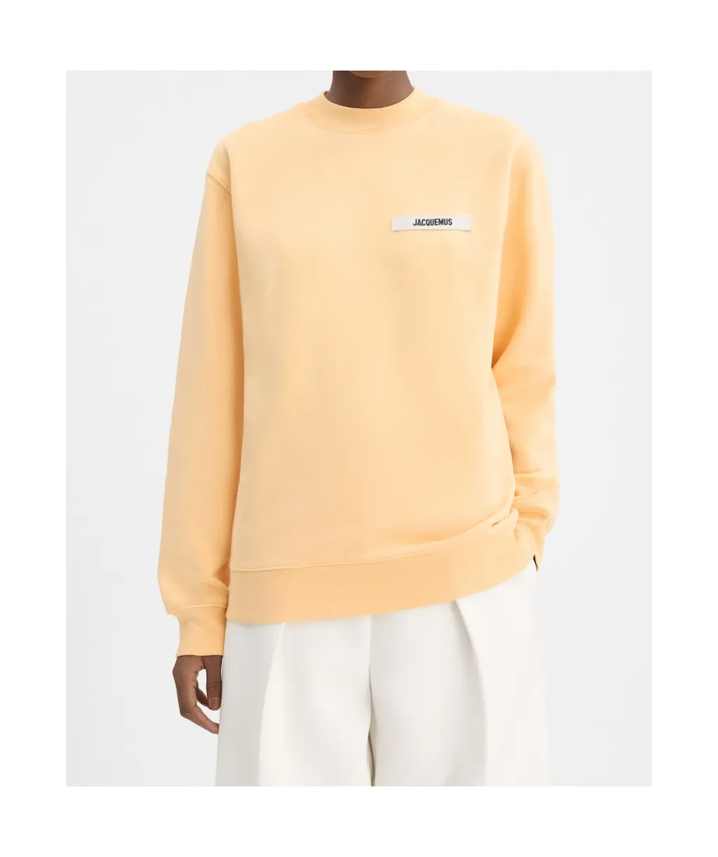 Logo Patch Crewneck Sweatshirt