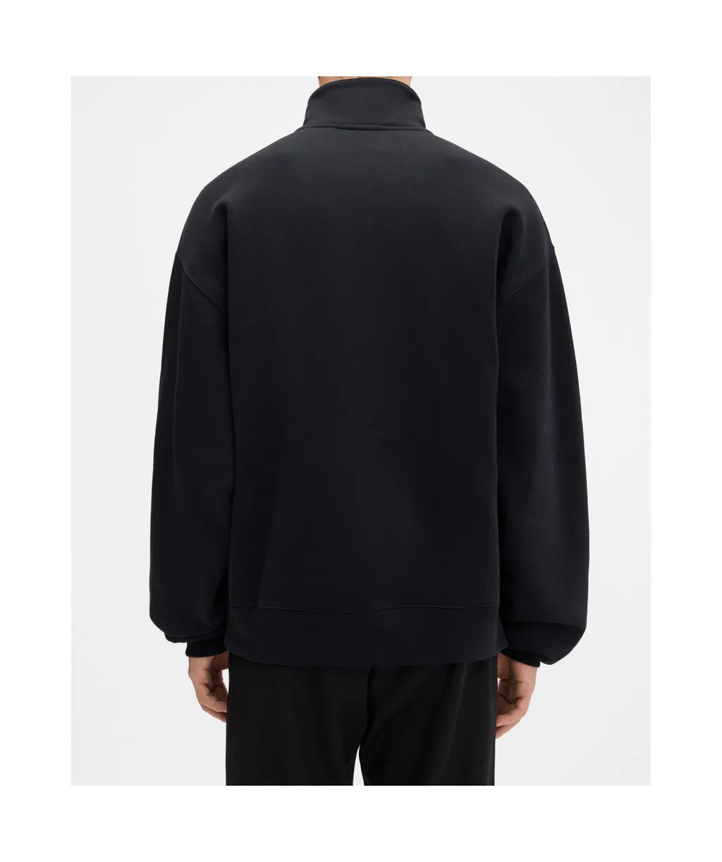 Logo Patch Quarter-Zip Sweater