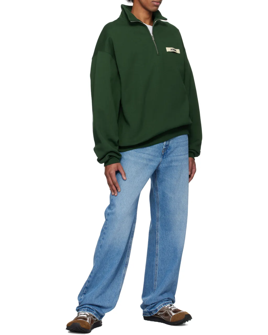 Zip Turtleneck Sweatshirt