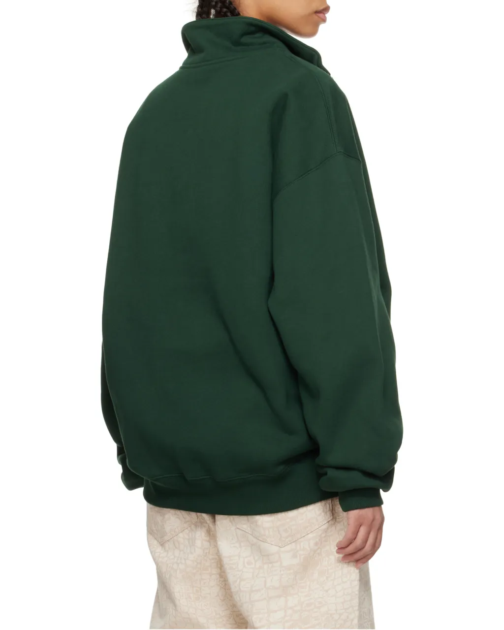Zip Turtleneck Sweatshirt