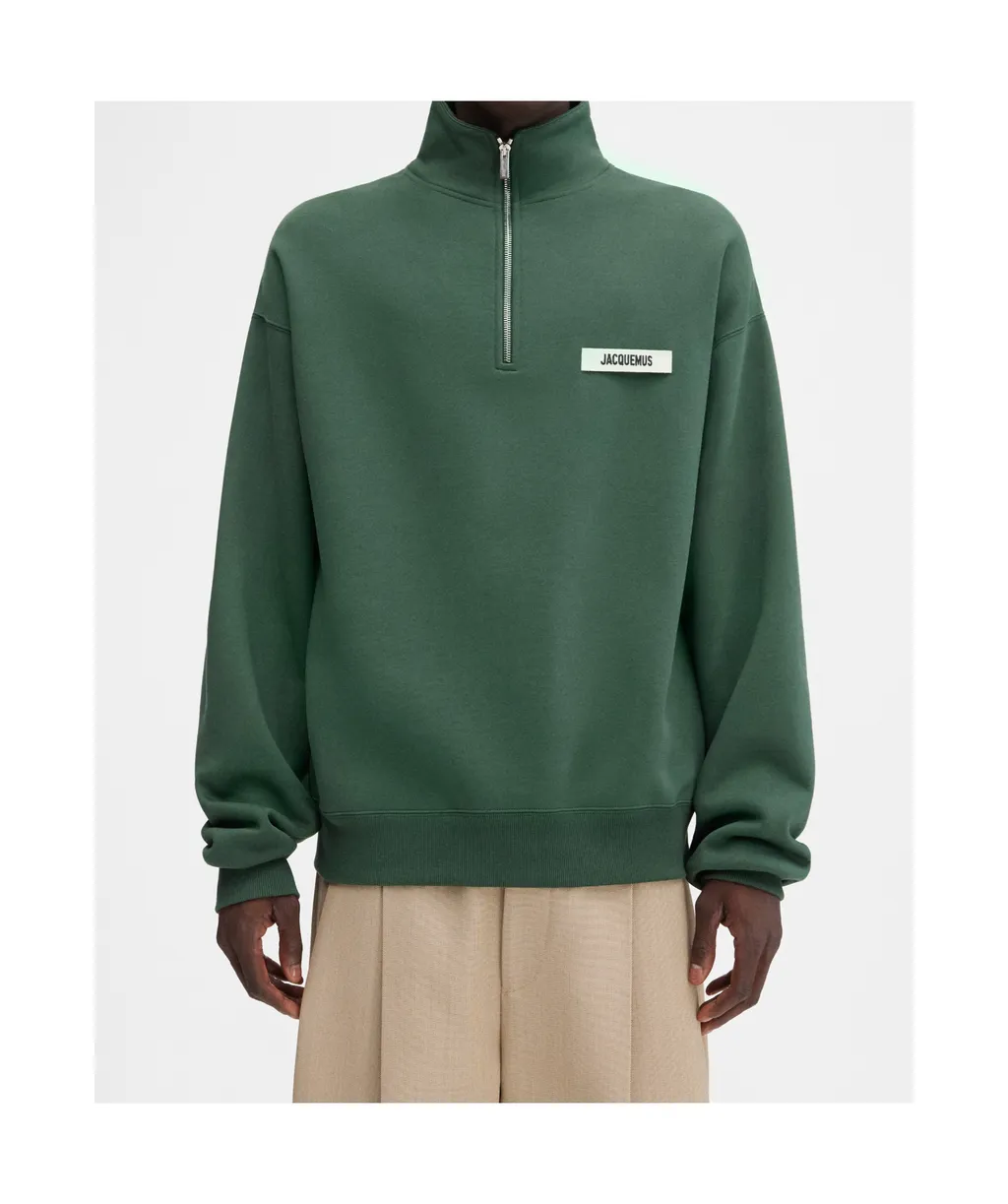 Zip Turtleneck Sweatshirt
