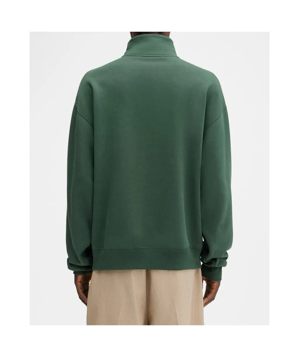 Zip Turtleneck Sweatshirt