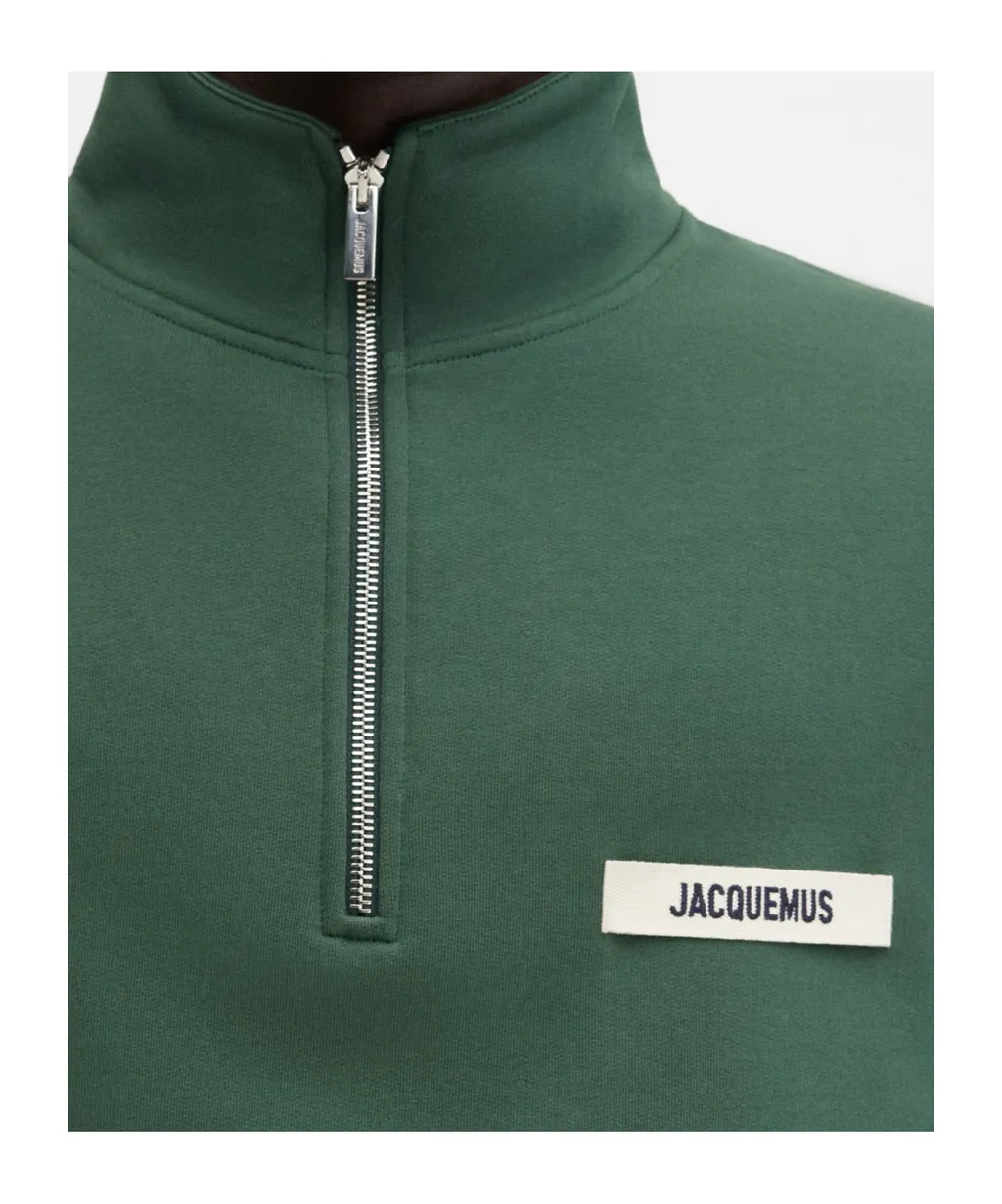 Zip Turtleneck Sweatshirt