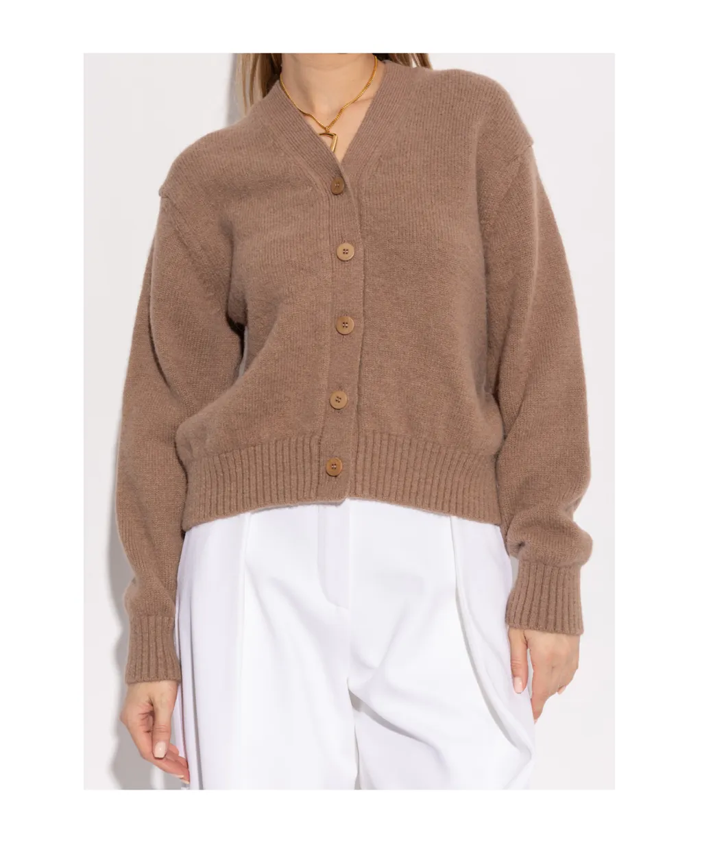 Button-Up Knit Cardigan