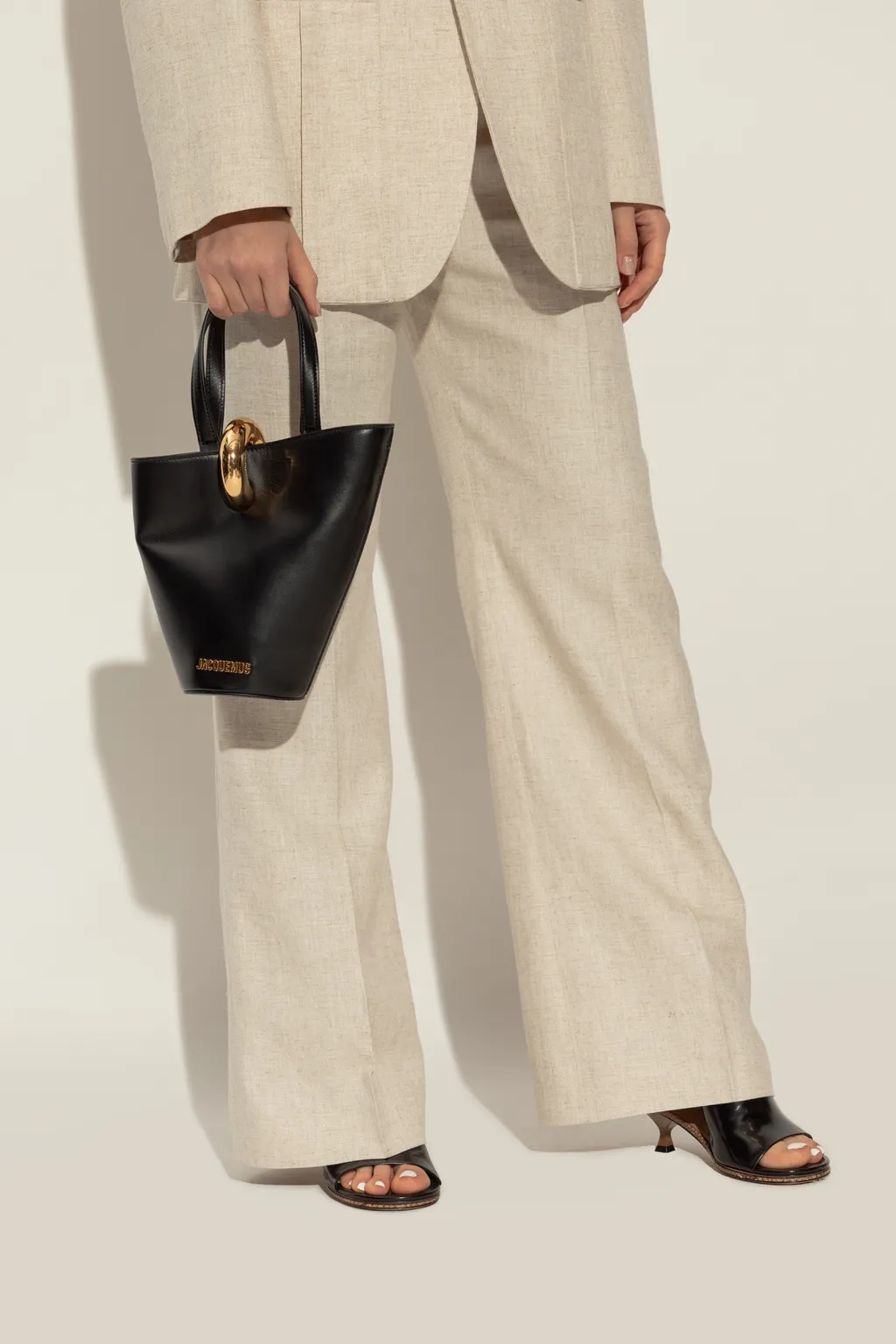 The Small Bambola Asymmetric Mini Bucket Bag