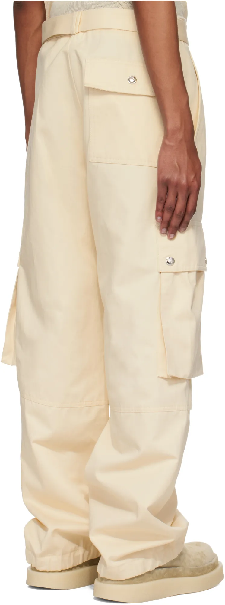 Le Cargo Slub Texture Trousers