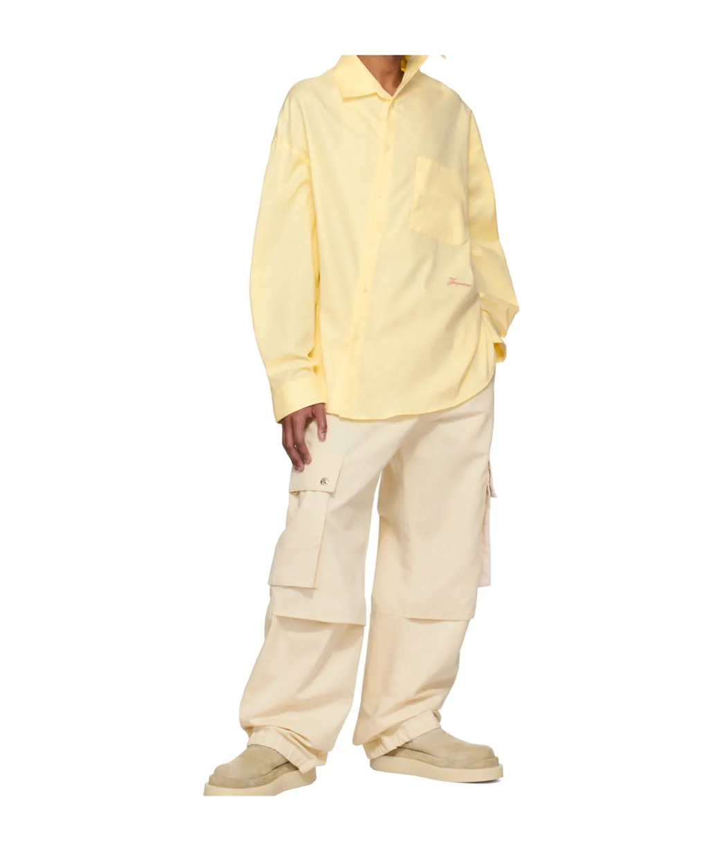 Le Cargo Slub Texture Trousers