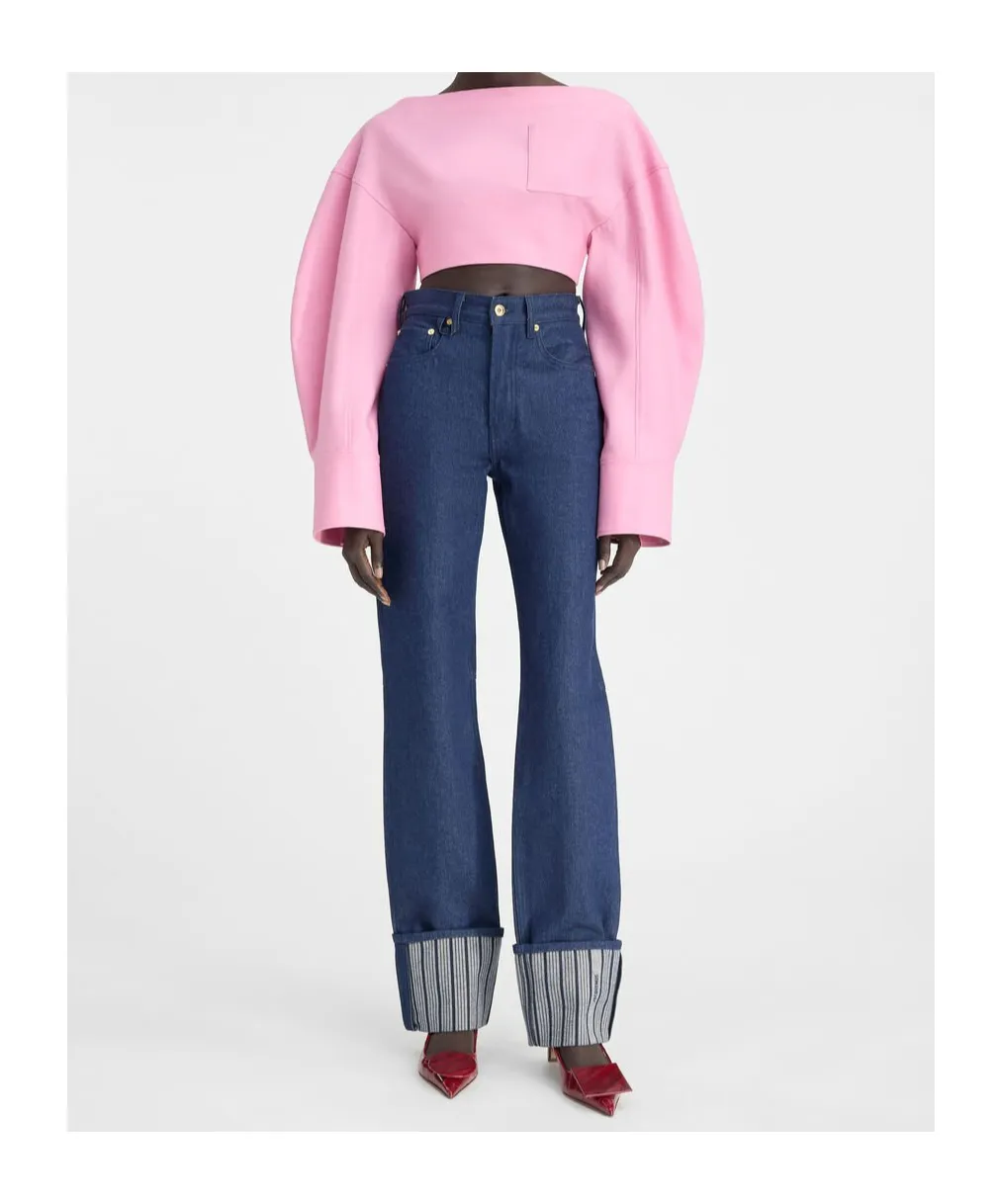 Le De-NÎMes Droit Straight Leg Jeans
