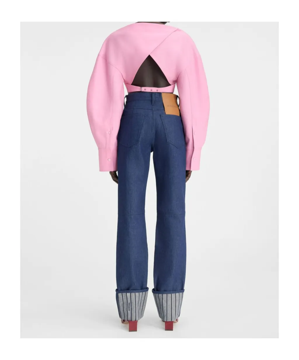 Le De-NÎMes Droit Straight Leg Jeans
