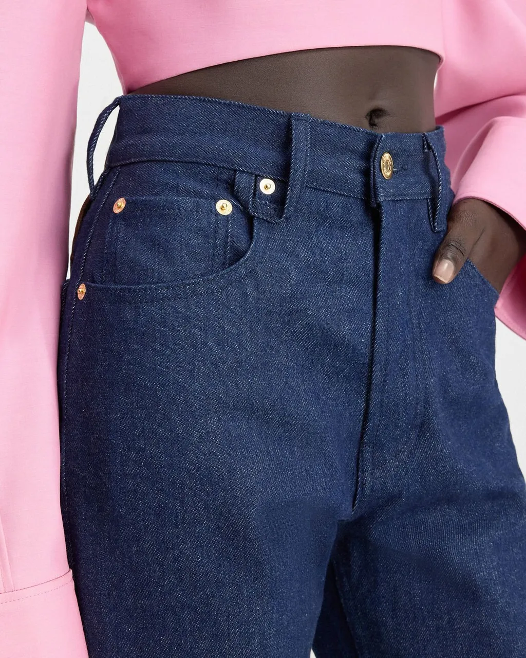 Le De-NÎMes Droit Straight Leg Jeans
