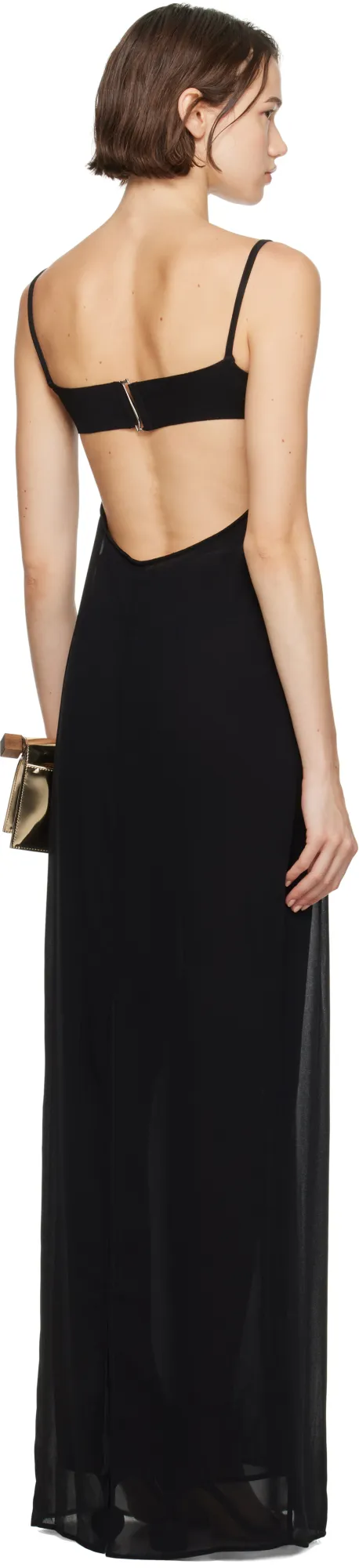 La Robe Peplo Empire Maxi Dress