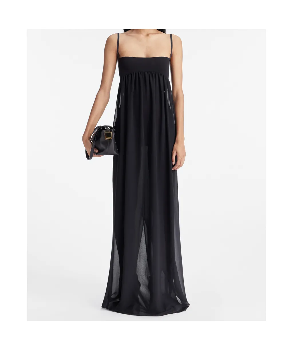 La Robe Peplo Empire Maxi Dress