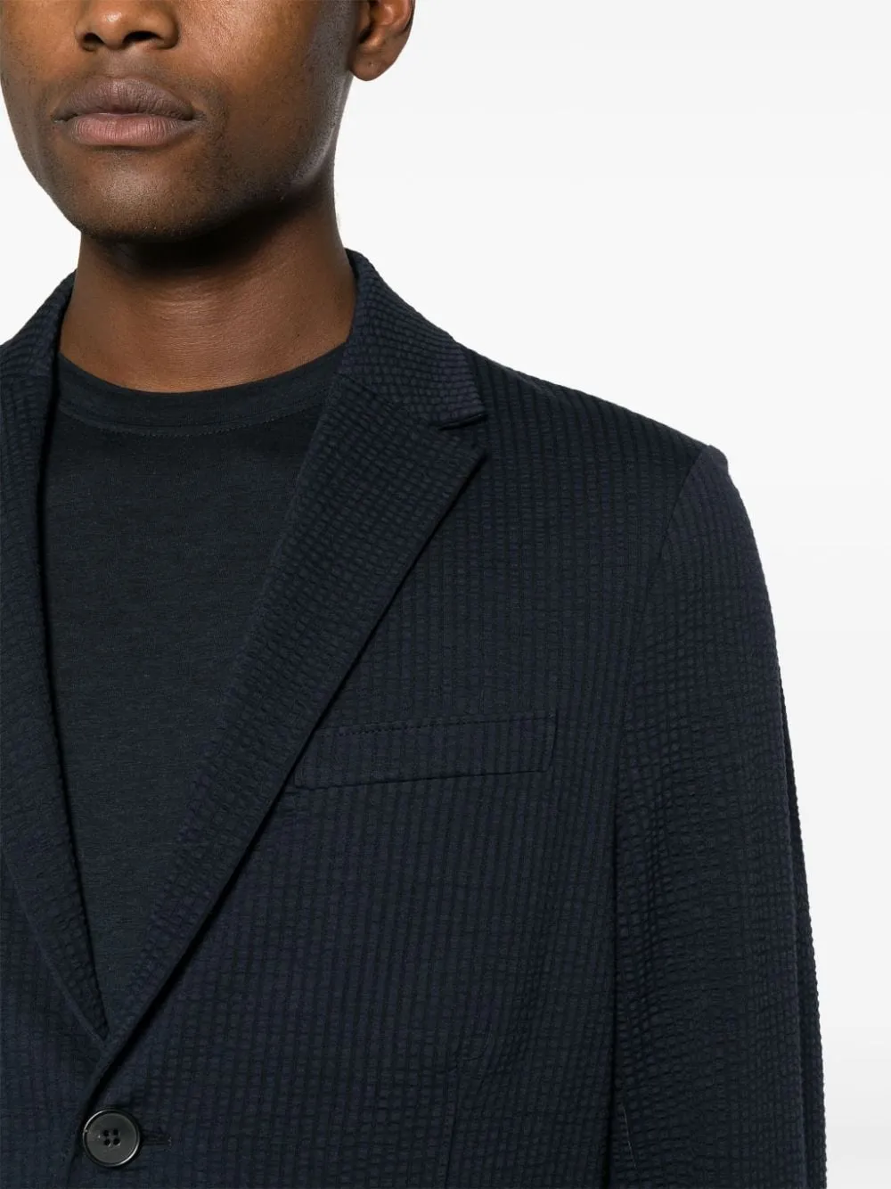 Single-Breasted Buttoned Blazer
