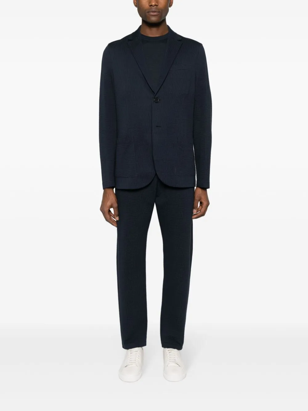 Single-Breasted Buttoned Blazer
