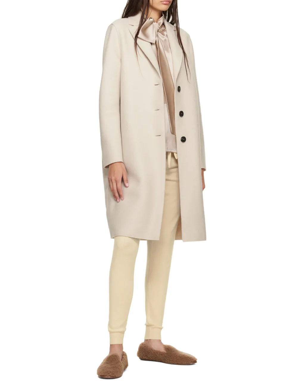 Logo Lapel Coat