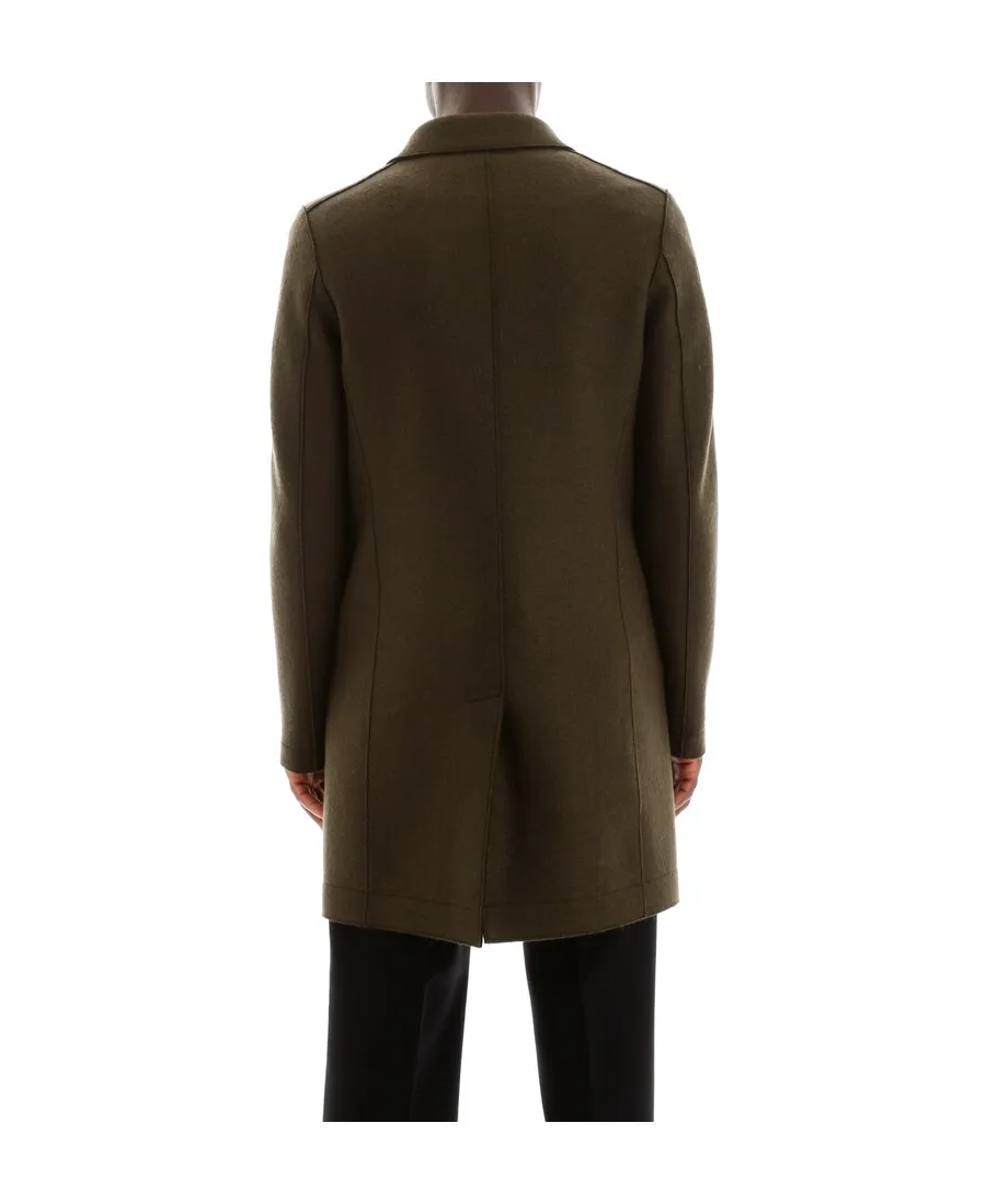 Single-Breasted Virgin-Wool Coat