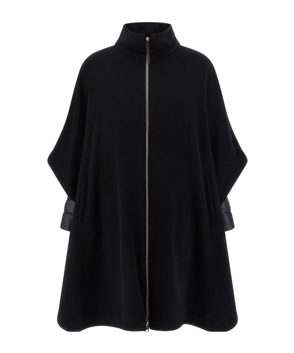 High Neck Zipped Coat