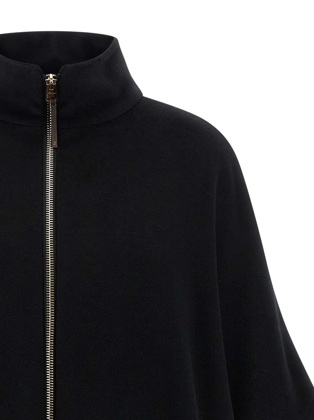 High Neck Zipped Coat