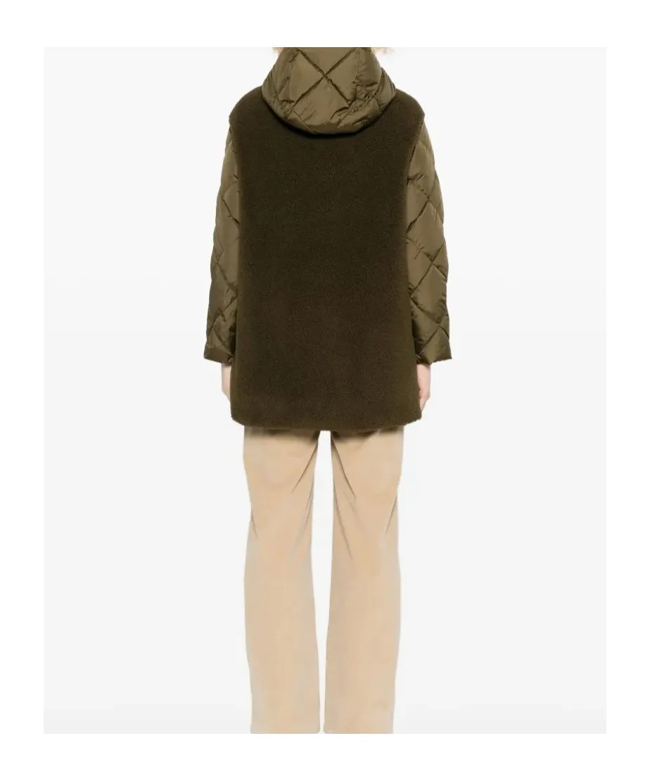 Press-Stud Fastened Hooded Jacket