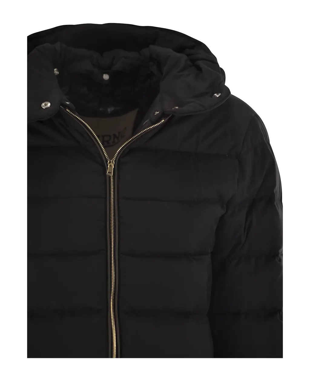 Zip-Up Hooded Down Jacket