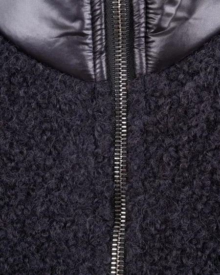 Hooded Fringed Coat