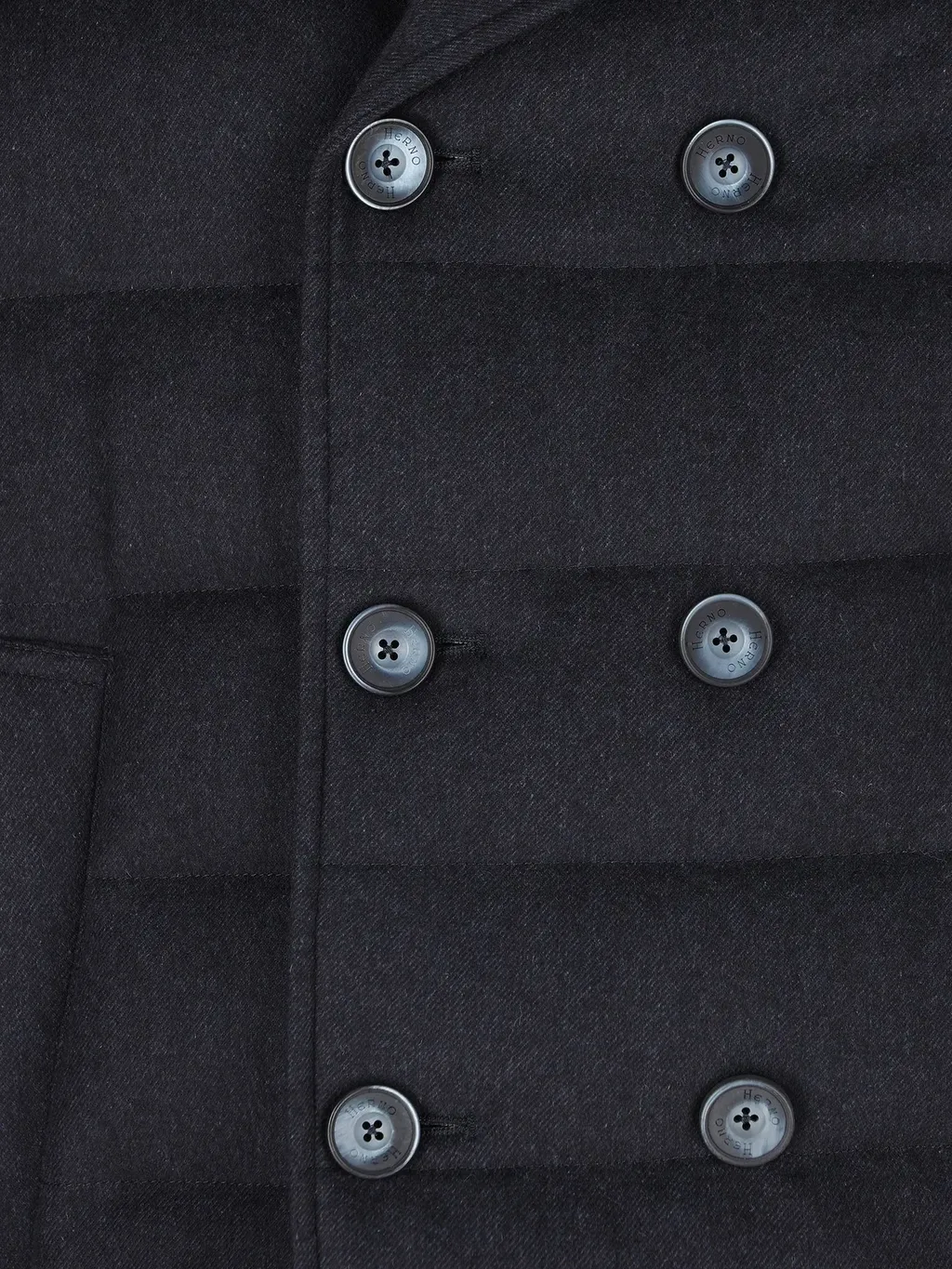 Double-Breasted Padded Coat