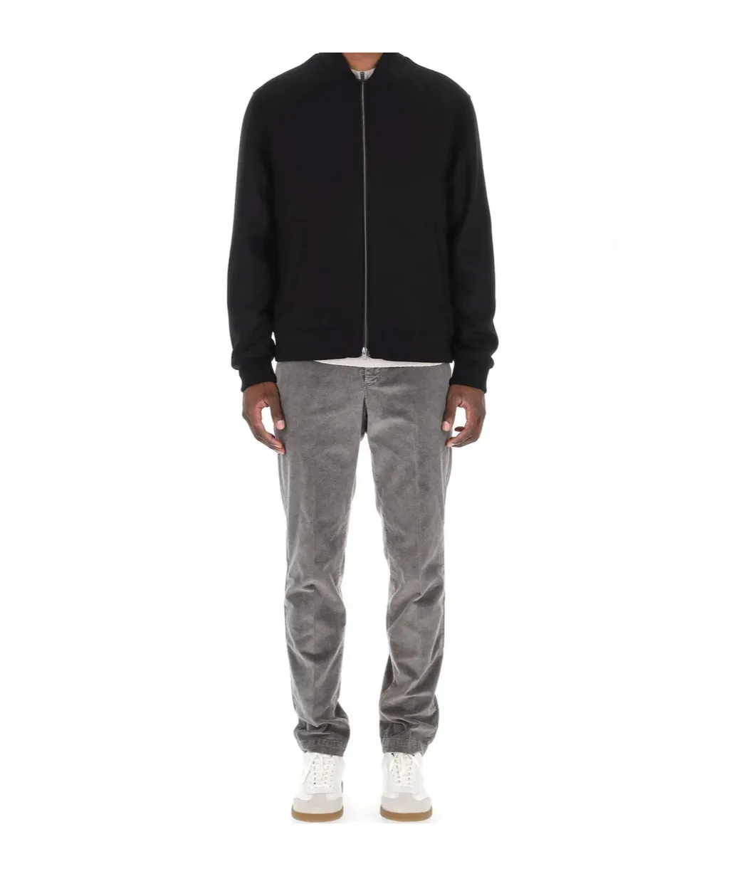 Wool-Blend Bomber Jacket