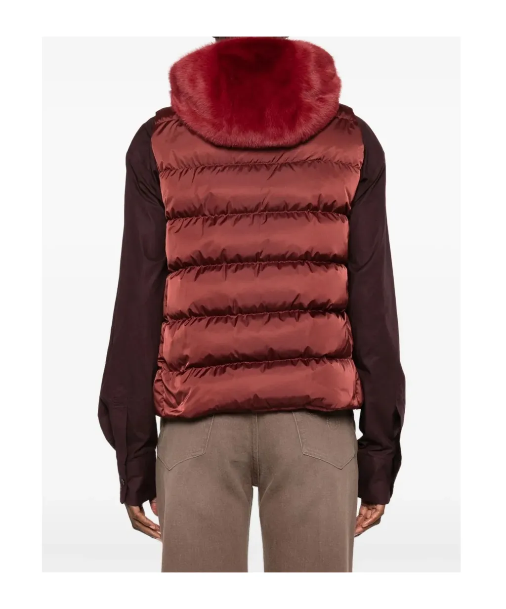 Fur-Trim Gilet