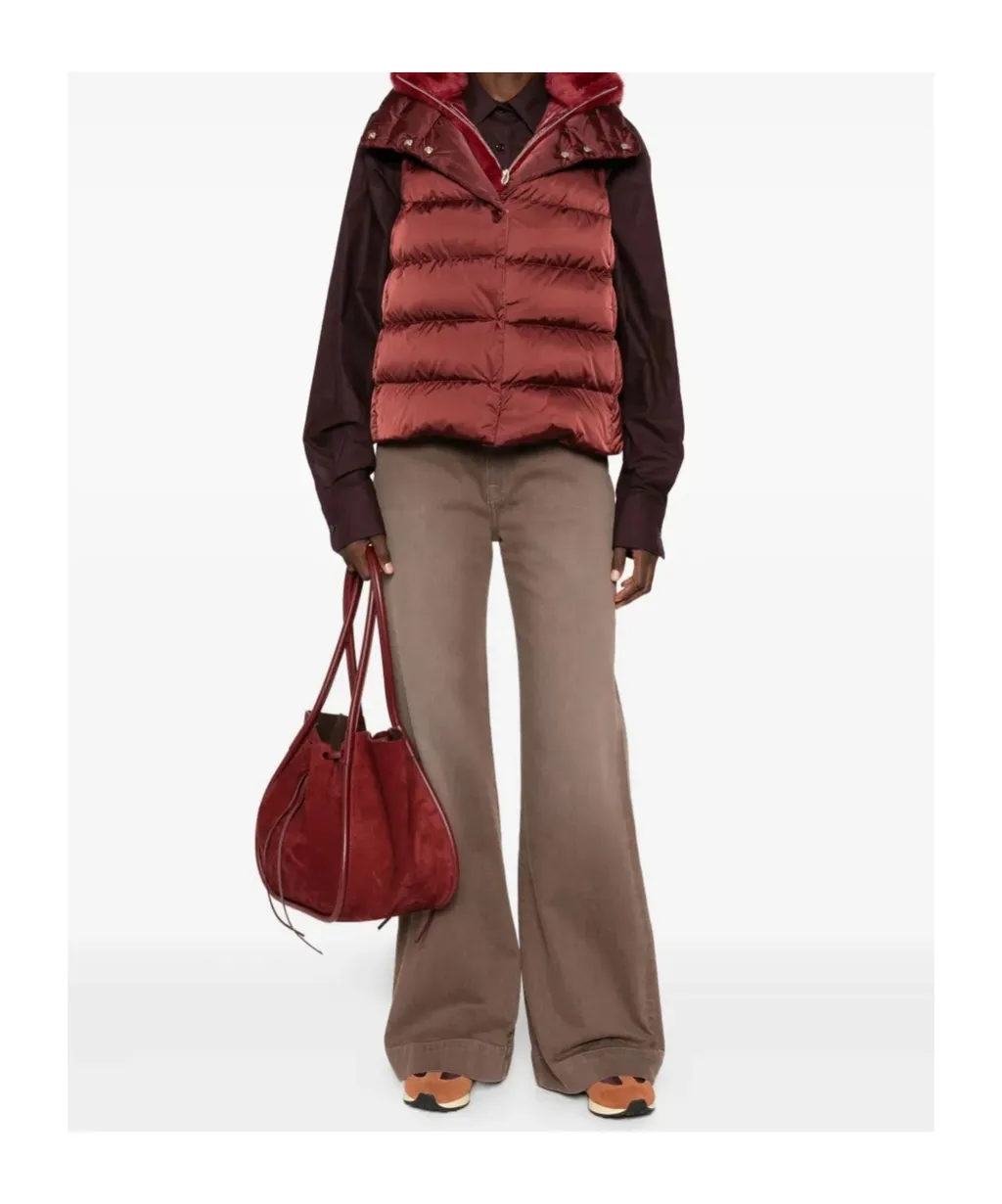 Fur-Trim Gilet