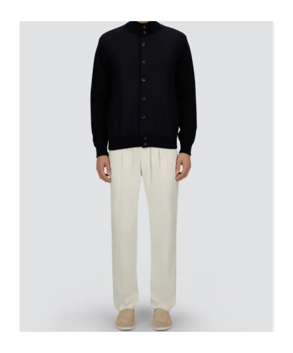 High-Neck Cardigan