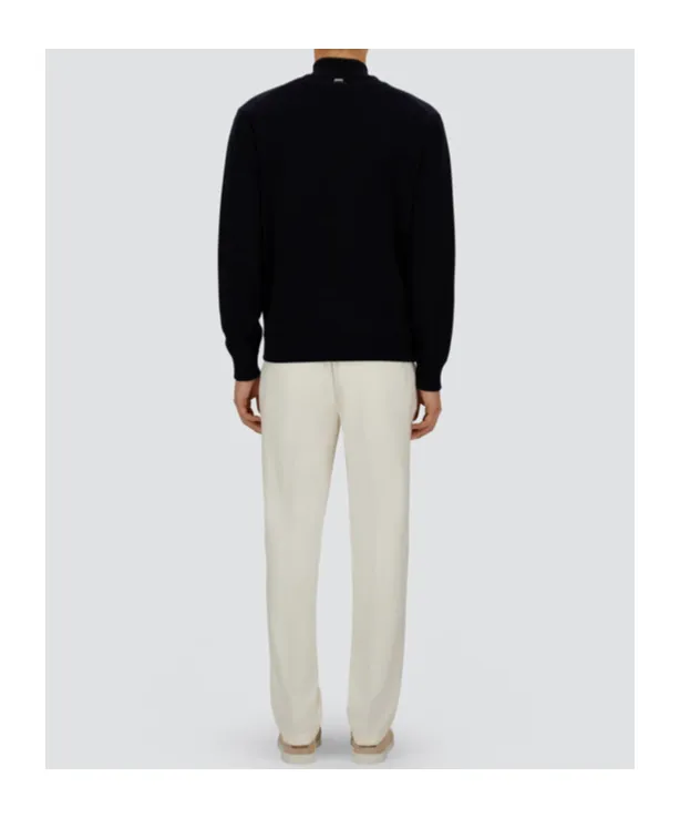 High-Neck Cardigan