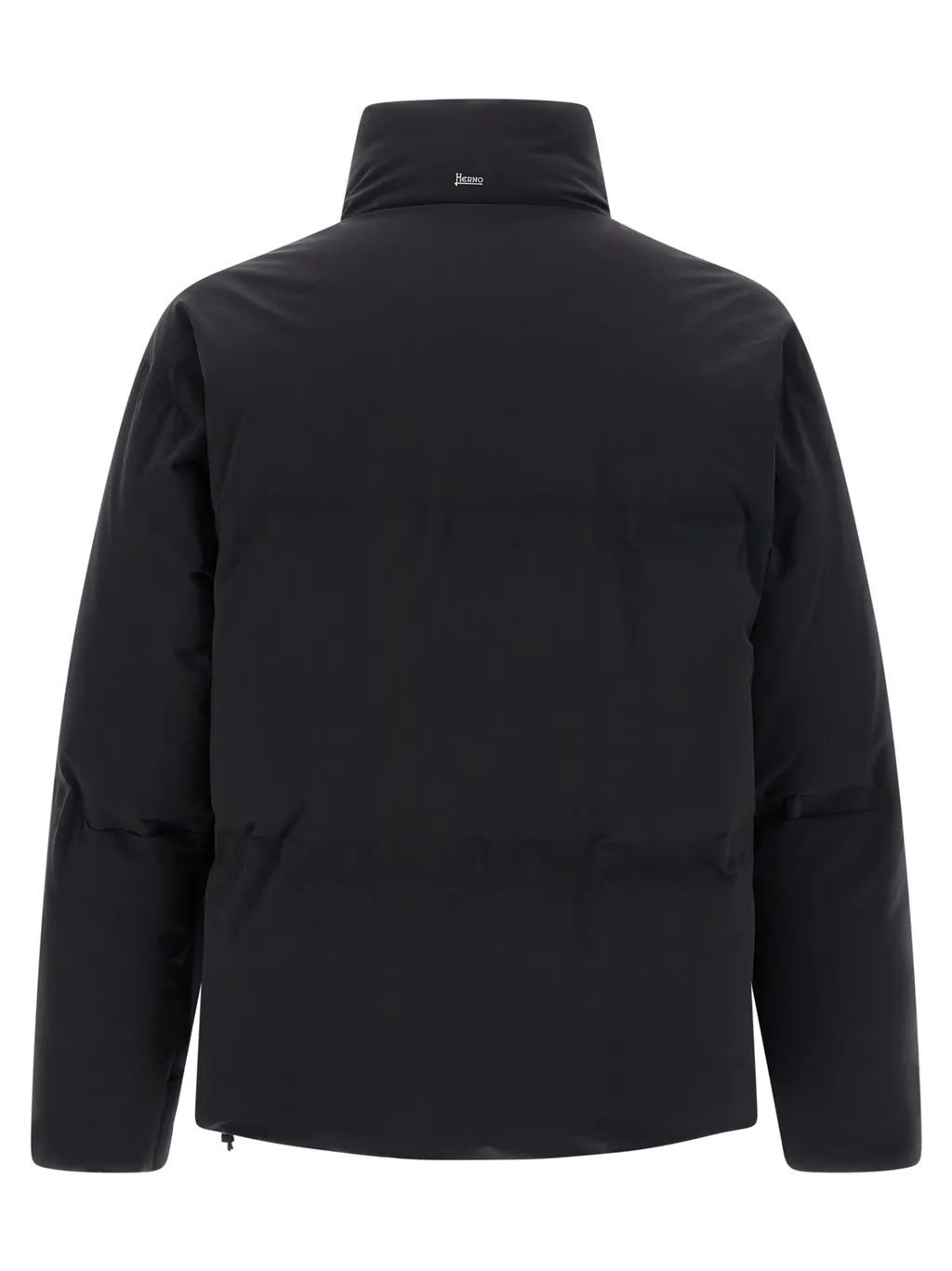 Zipped Quilted High-Neck Down Jacket
