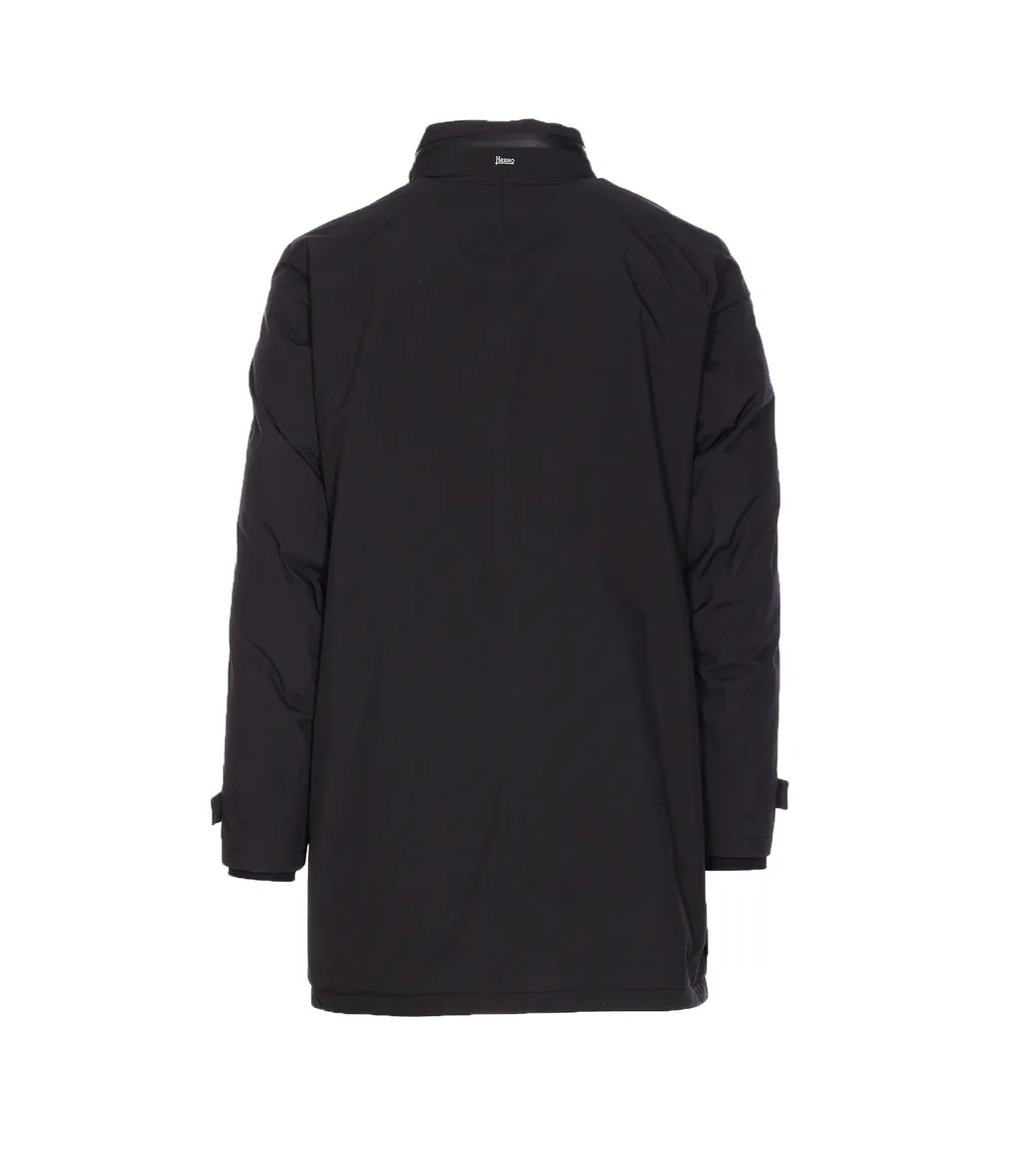 Zip-Fastening Padded Coat