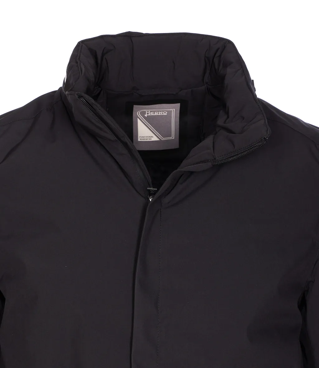 Zip-Fastening Padded Coat