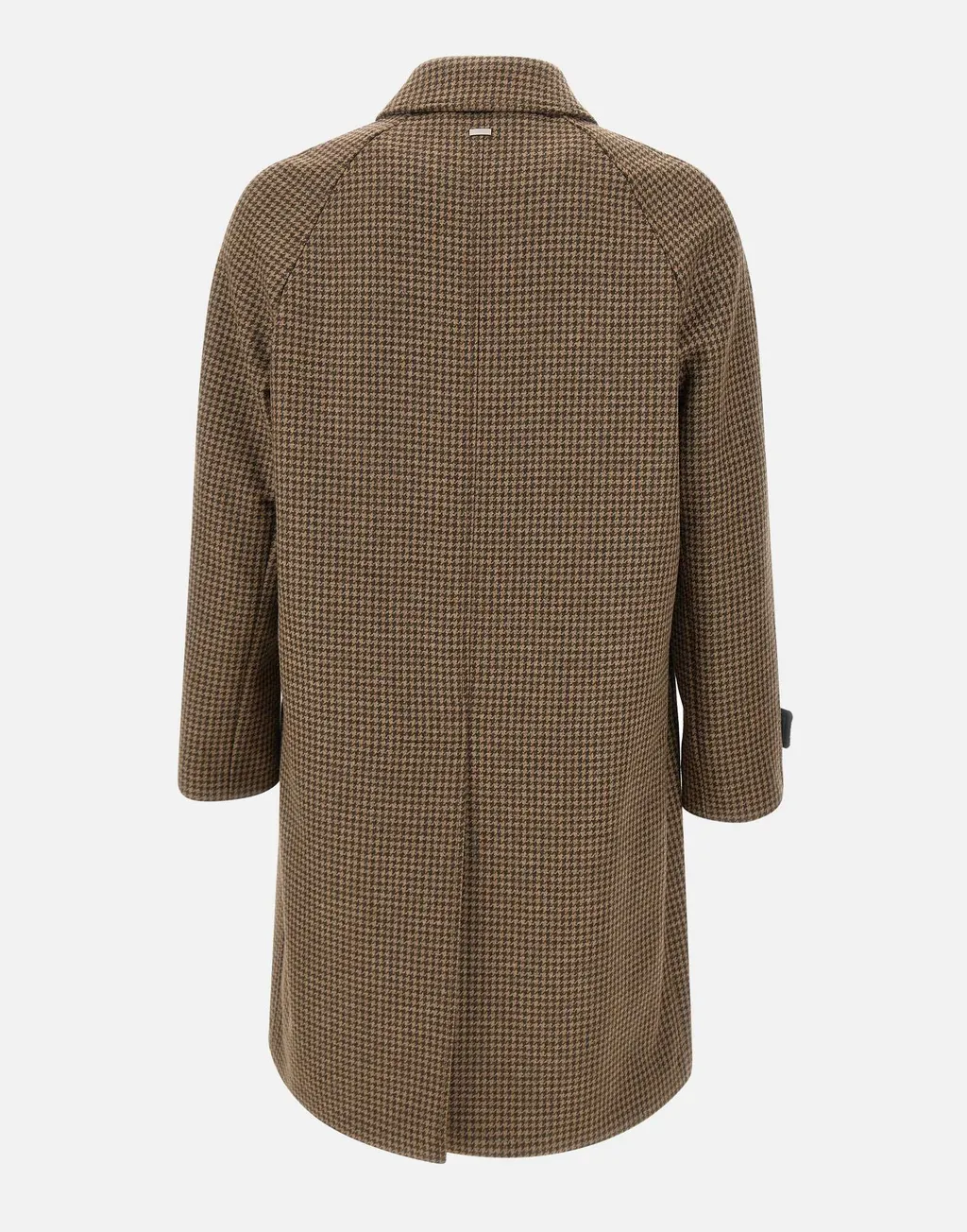 Houndstooth Button Coat