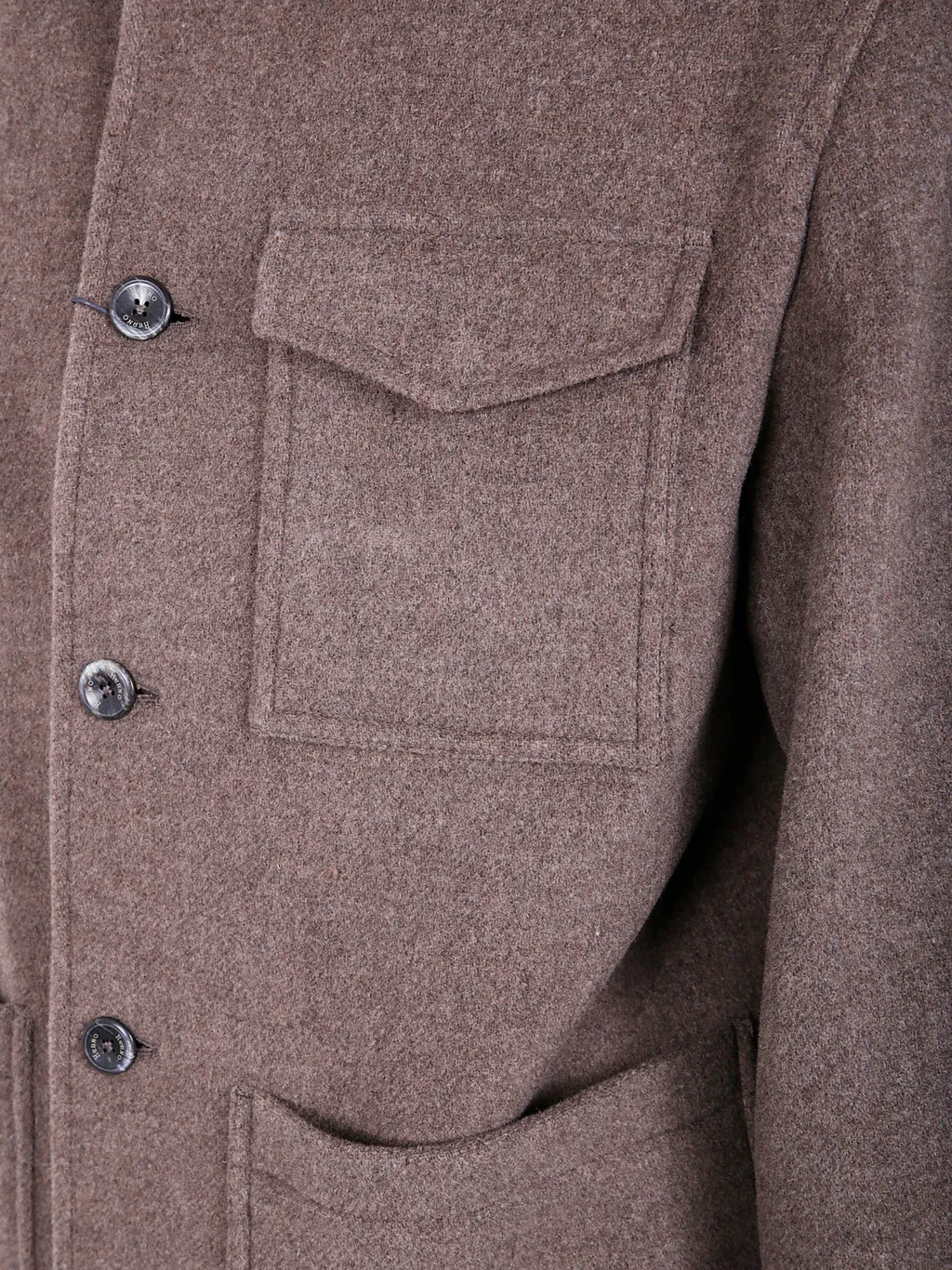 Button-Fastening Patch-Pocket Jacket