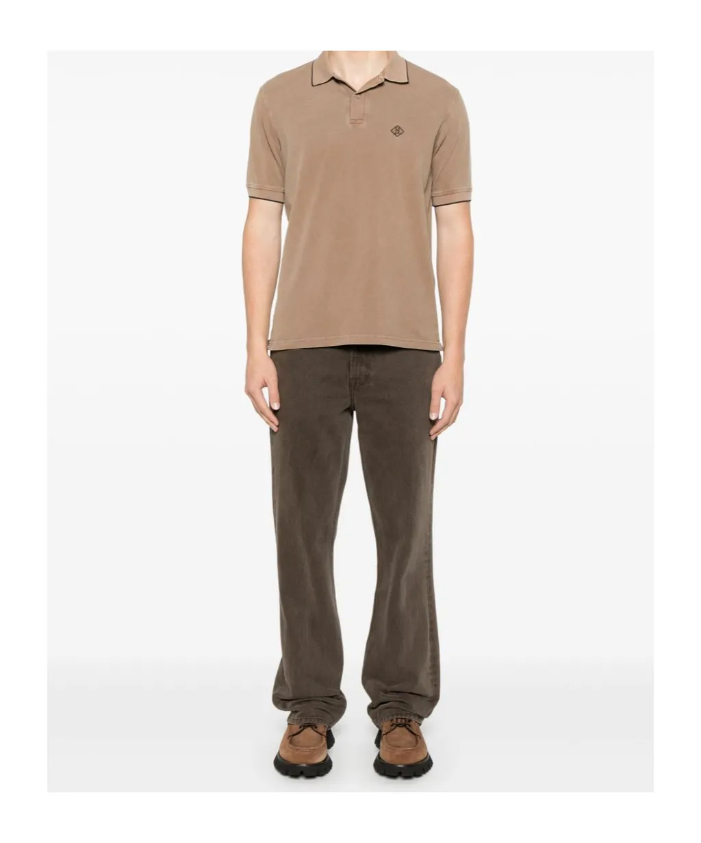 Logo Embroidered Polo Shirt