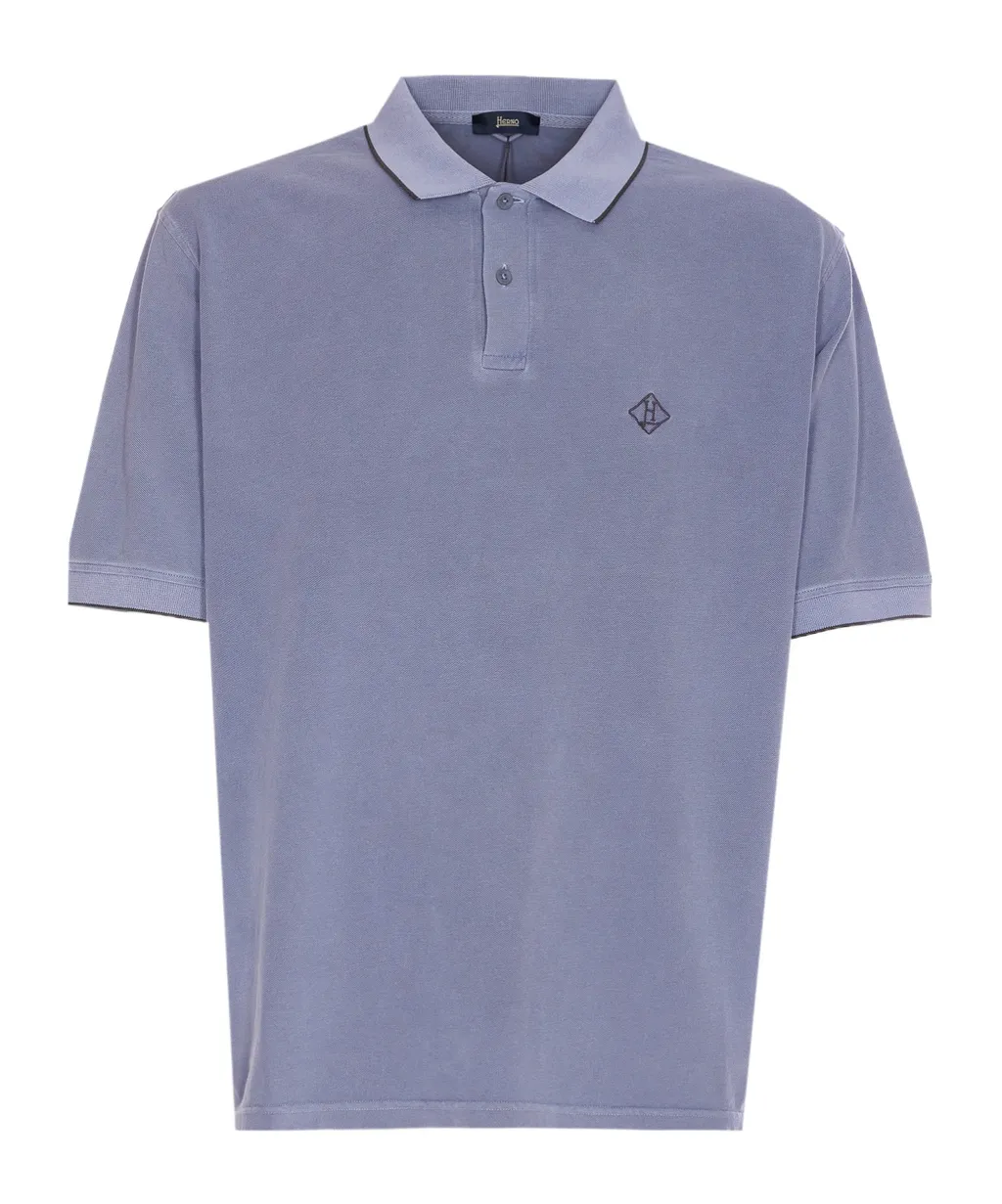 Logo Embroidered Polo Shirt