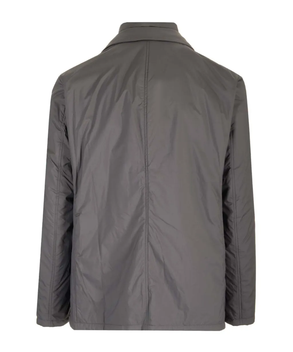 Layered Detail Zipped Jacket