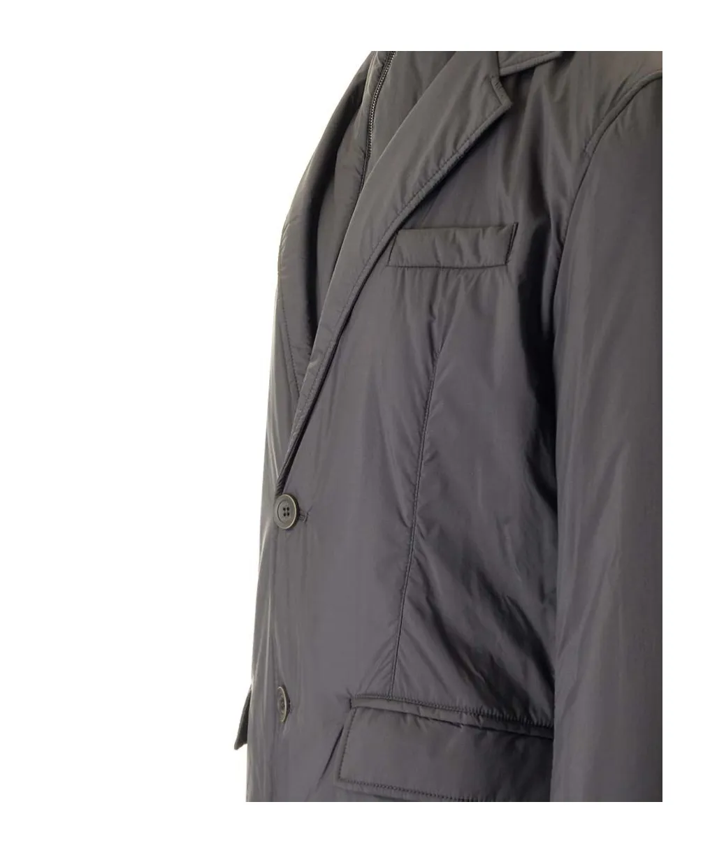Layered Detail Zipped Jacket