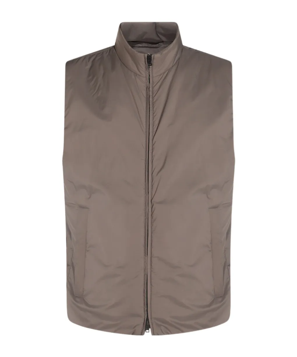 Zip-Up Sleeveless Gilet